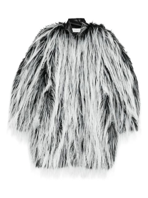 Sportmax Runway faux-fur coat - White - zdjęcie produktu nr 1
