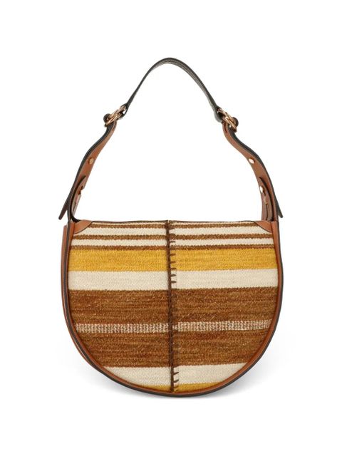 Tod's striped logo shoulder bag - Neutrals - zdjęcie produktu nr 2