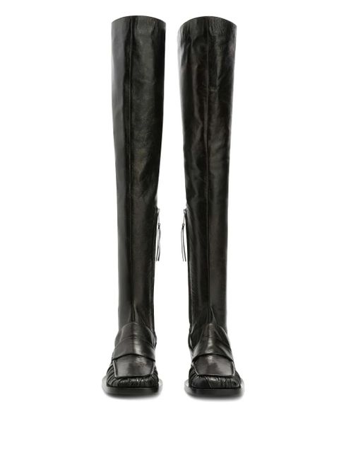 Jil Sander thigh-high boots - Black