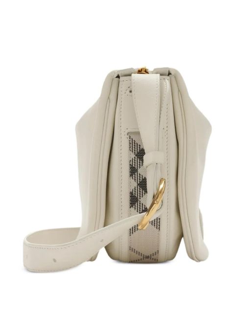 Burberry Tavistock check taping crossbody bag - Neutrals
