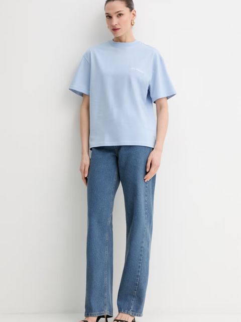 La Mania t-shirt oversize damski bawełniany CARENA - zdjęcie produktu nr 1