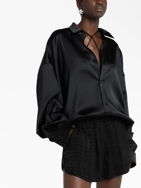 Givenchy 4G-print mini shorts - Black