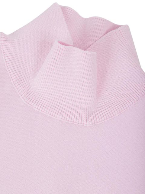 Jil Sander knit bib - Pink