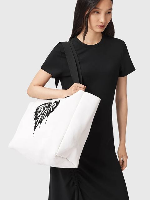 AllSaints torebka IZZY kolor biały W297XD