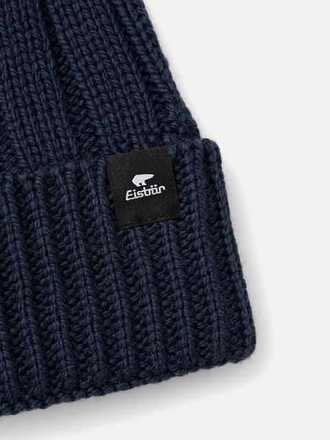 Eisbar czapka z dodatkiem wełny Ayo MÜ kolor granatowy E31006 - zdjęcie produktu nr 2