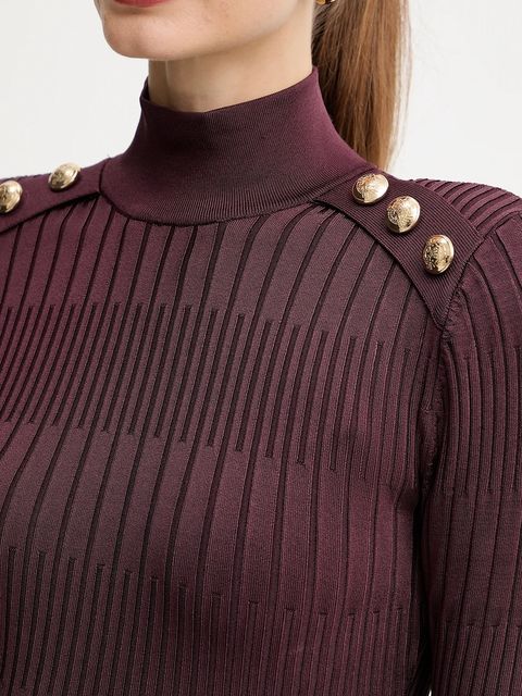 Marciano by Guess sukienka JANET kolor bordowy mini dopasowana 5BGK52 5881Z