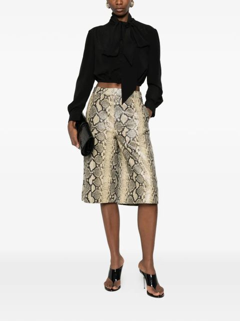 Saint Laurent tie blouse - Black - zdjęcie produktu nr 2