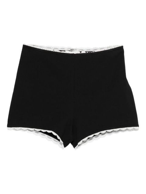 SANDRO elasticated-waist shorts - Black - zdjęcie produktu nr 1