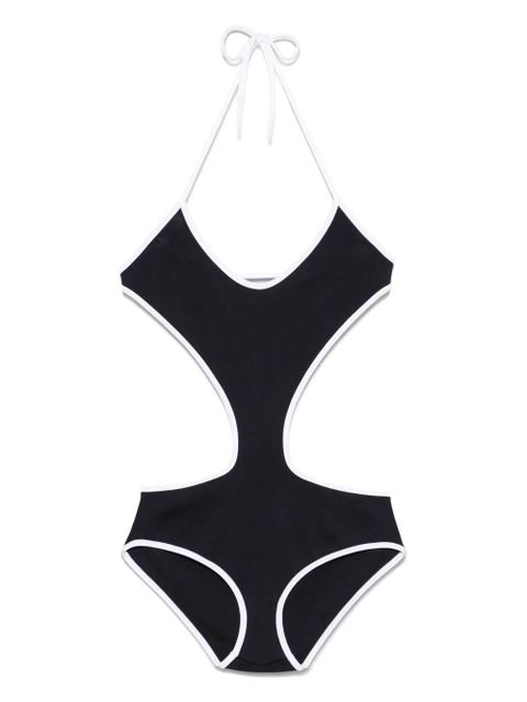 Miu Miu technical knit swimsuit - Blue - zdjęcie produktu nr 1