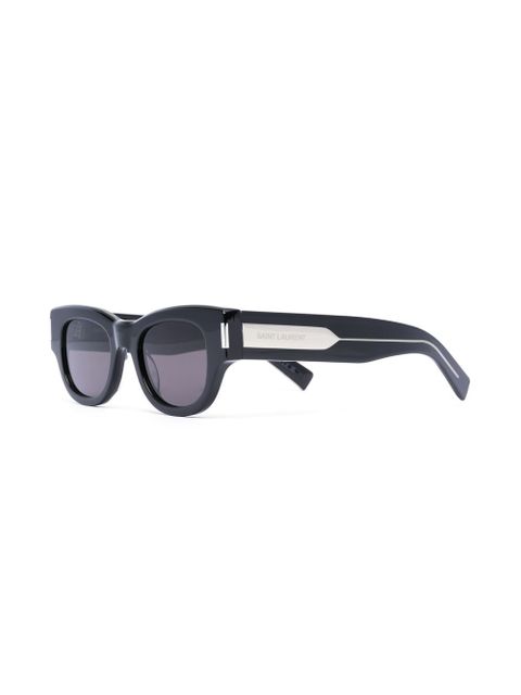 Saint Laurent Eyewear naked wire core cat-eye sunglasses - Black - zdjęcie produktu nr 2