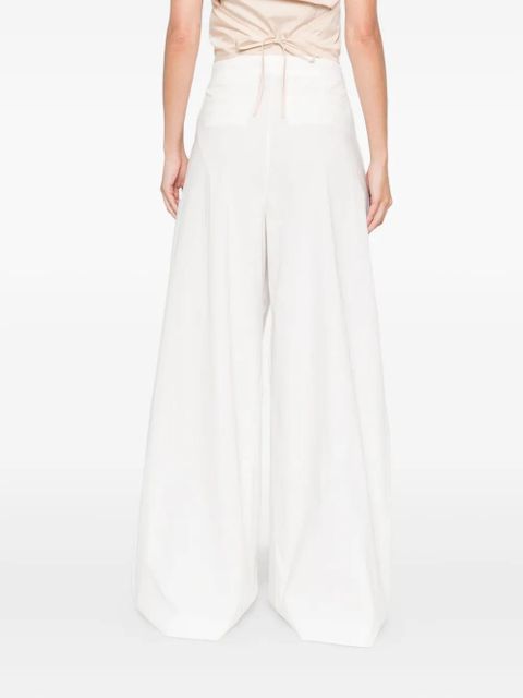 St. Agni belted trousers - White