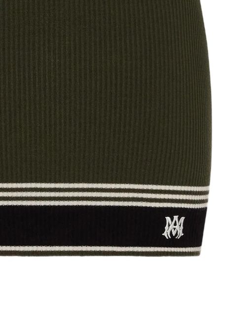 AMIRI stripe mini skirt - Green - zdjęcie produktu nr 2