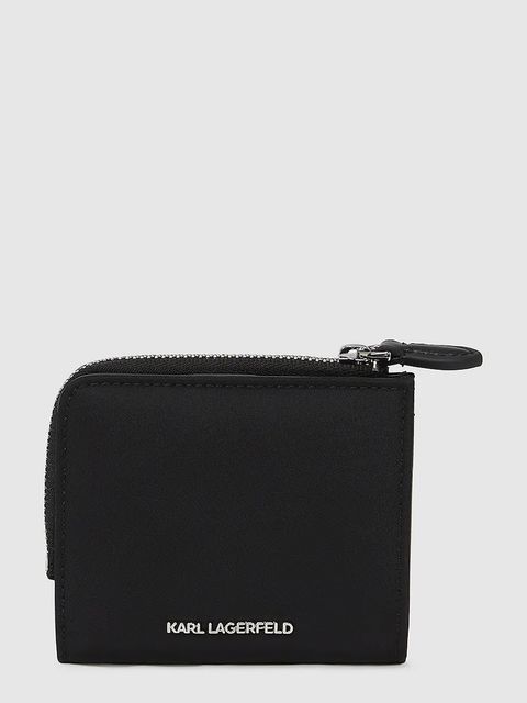 Karl Lagerfeld portfel IKON damski kolor czarny A4W32012 - zdjęcie produktu nr 2