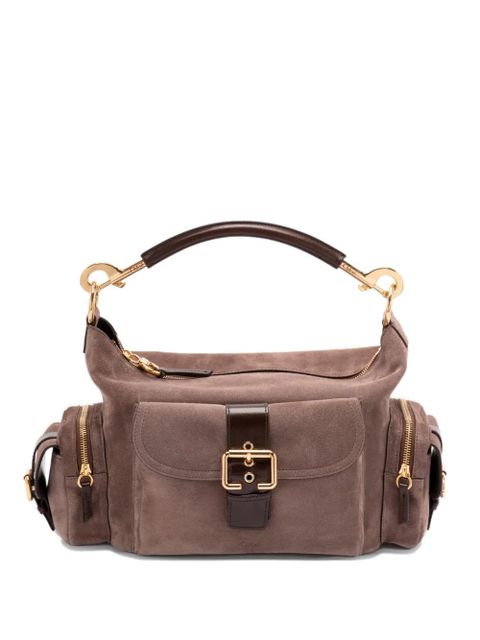 Chloé medium Camera suede shoulder bag - Brown - zdjęcie produktu nr 1