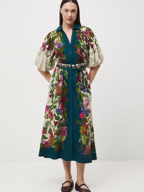 Medicine sukienka rozkloszowana z wiskozą - zdjęcie produktu nr 1