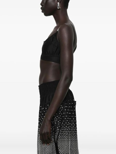 Rabanne bow-embellished tank top - Black