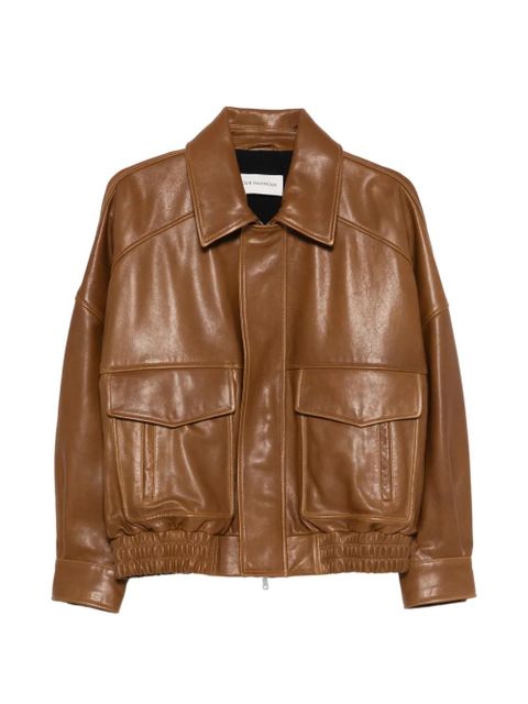 Nour Hammour Runa flap-pocket jacket - Brown - zdjęcie produktu nr 1