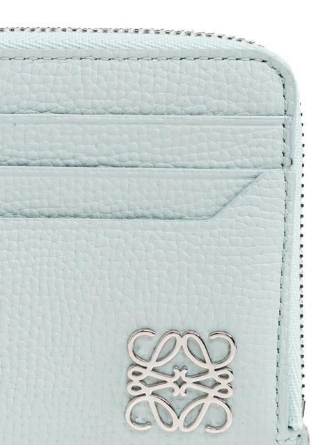 LOEWE zip-fastening card holder - Blue