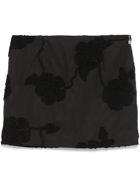 ROTATE BIRGER CHRISTENSEN organic cotton mini skirt - Black - zdjęcie produktu nr 1