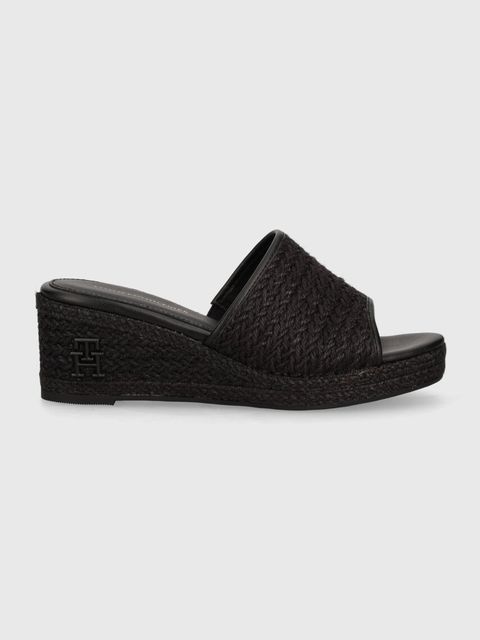 Tommy Hilfiger klapki TH ROPE WEDGE SANDAL - zdjęcie produktu nr 2