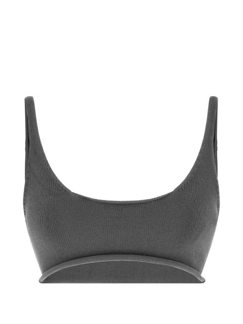 ENTIRE STUDIOS knitted crop top - Grey - zdjęcie produktu nr 1