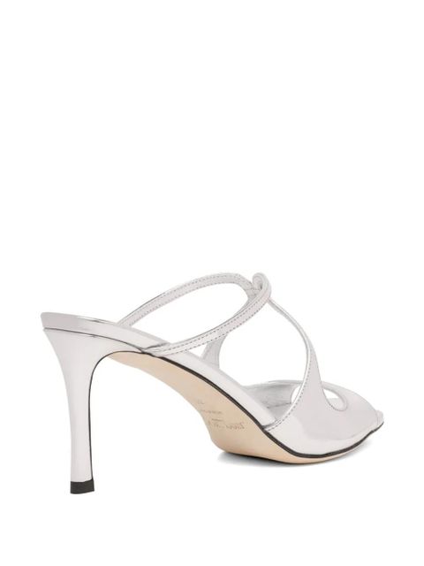 Jimmy Choo strappy design mules - Silver