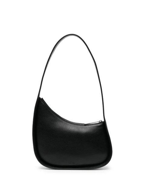 The Row Half Moon leather shoulder bag - Black