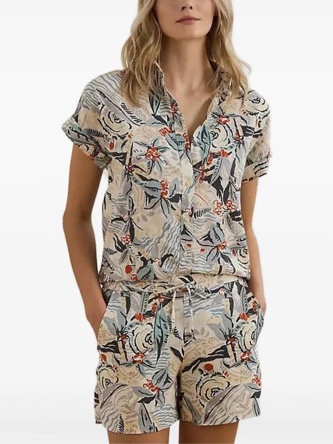 Lauren Ralph Lauren floral print short-sleeve top - White - zdjęcie produktu nr 1
