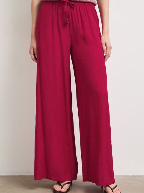 Medicine spodnie wide leg damskie z wiskozą - zdjęcie produktu nr 1