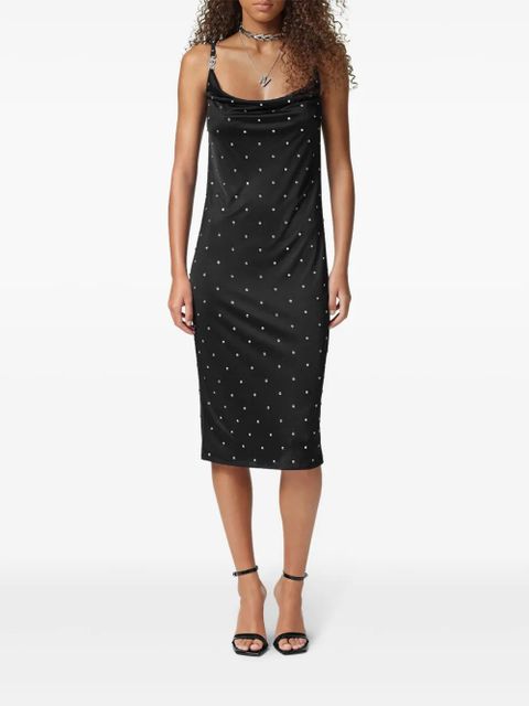 Versace Cielo Stellato slip midi dress - Black - zdjęcie produktu nr 2