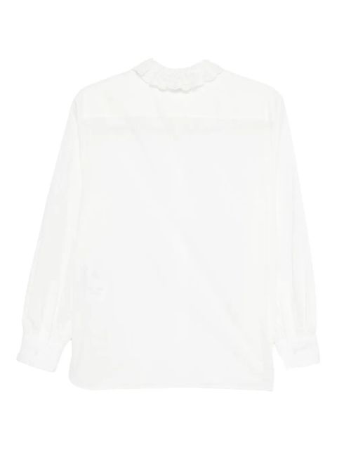 Saint Laurent lace-collar shirt - White - zdjęcie produktu nr 2