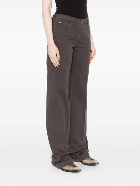 ETRO button-fly straight trousers - Grey
