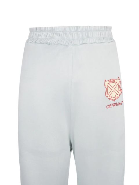 Off-White Diagonals logo-print track pants - Blue