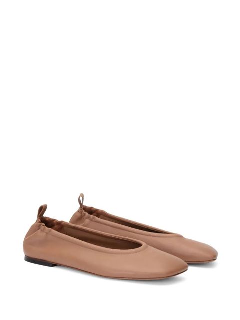 3.1 Phillip Lim ID leather ballerina shoes - Neutrals - zdjęcie produktu nr 2