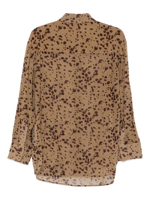 Ferragamo buttoned patterned shirt - Brown - zdjęcie produktu nr 2