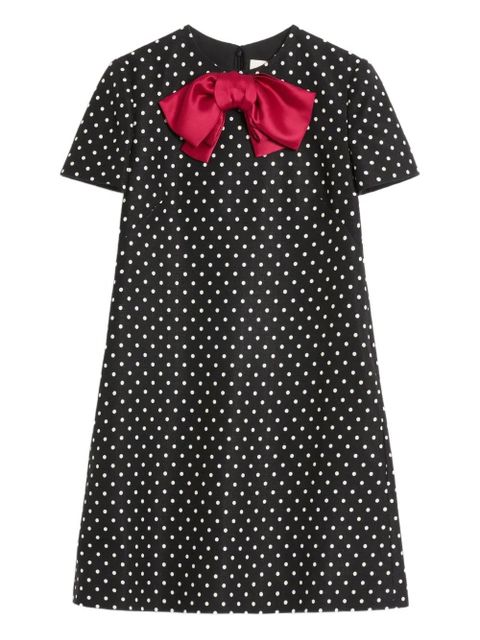 Valentino Garavani Plusdepois-print Supergran mini dress - Black