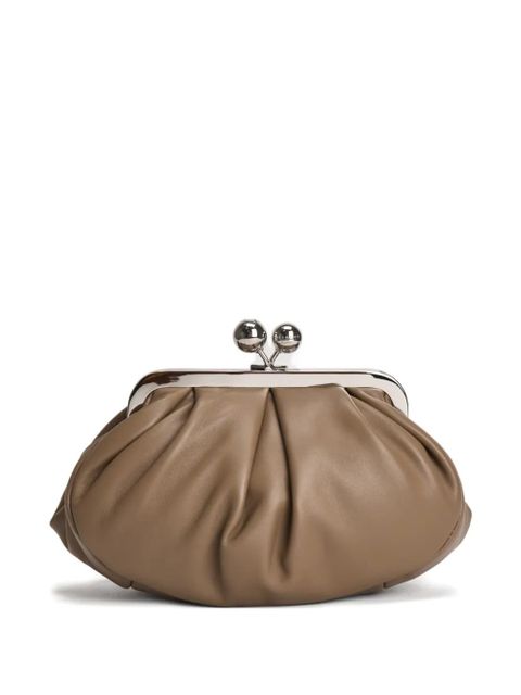 Weekend Max Mara Prati gathered clutch bag - Brown - zdjęcie produktu nr 1