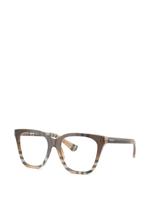 Burberry Eyewear check-pattern glasses - Brown - zdjęcie produktu nr 2