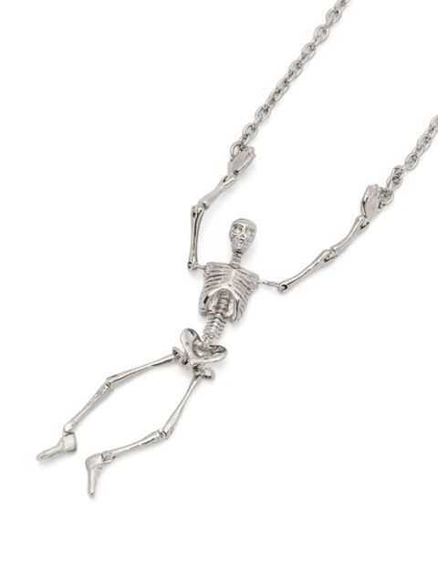Vivienne Westwood skeleton-pendant necklace - Silver
