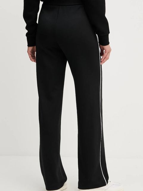 BOSS spodnie dresowe damskie kolor czarny gładkie 50544183