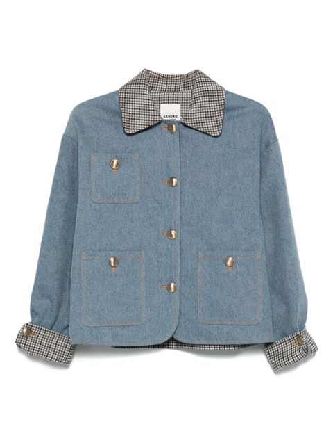 SANDRO denim jacket - Blue - zdjęcie produktu nr 1