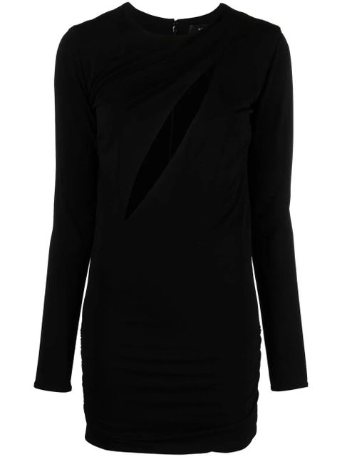 Versace cut-out long sleeves dress - Black - zdjęcie produktu nr 1