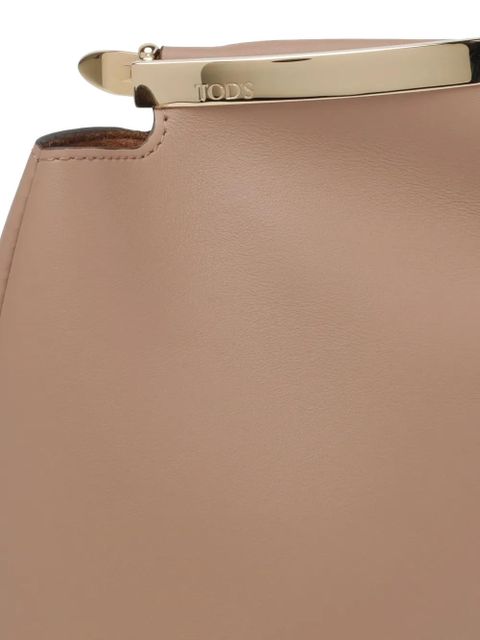 Tod's Magenta chain-strap clutch bag - Neutrals