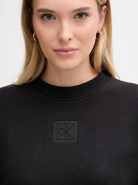 Calvin Klein bluza damska kolor czarny melanżowa LV044D203G