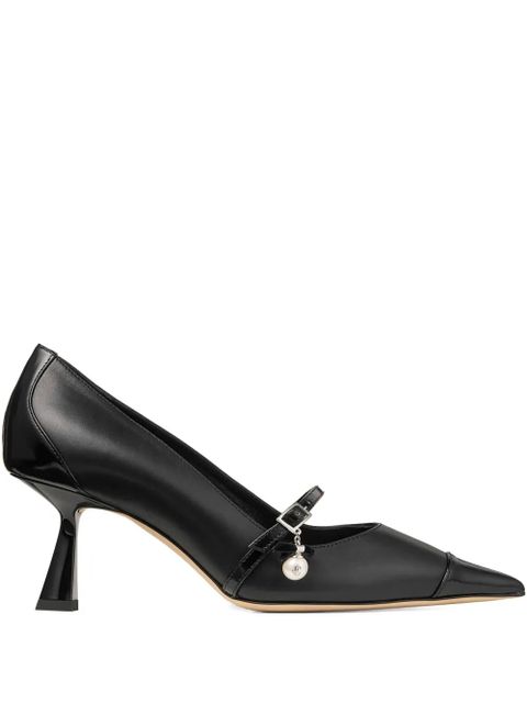 Jimmy Choo 65mm Aren pointed-toe pumps - Black - zdjęcie produktu nr 1