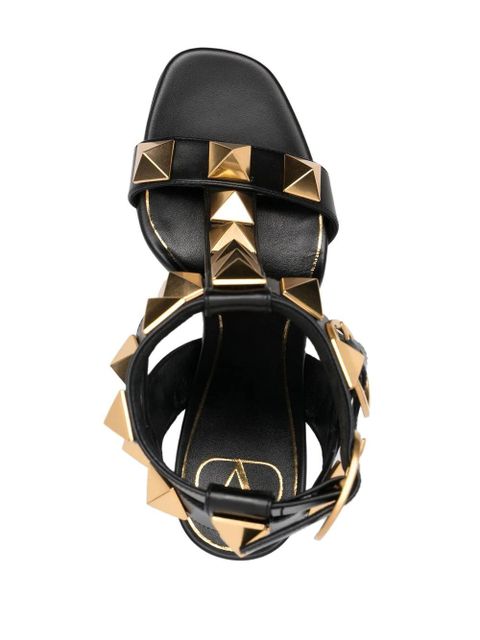 Valentino Garavani Roman Stud 100mm sandals - Black