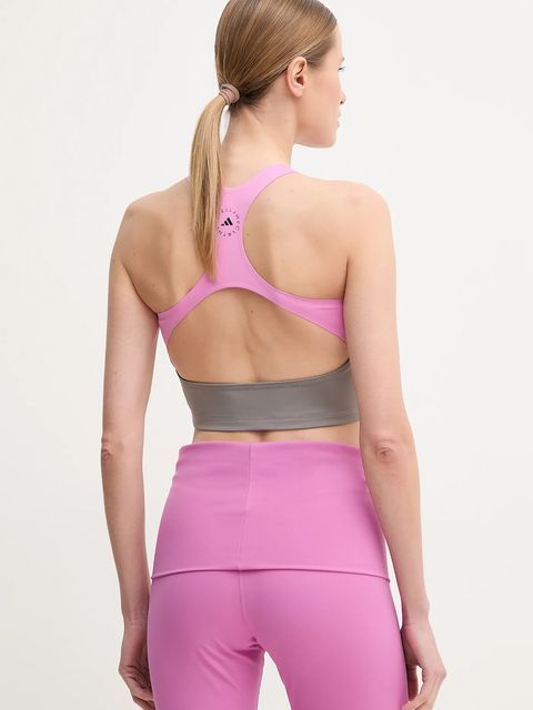 adidas by Stella McCartney top Two-Tone kolor fioletowy JP3172