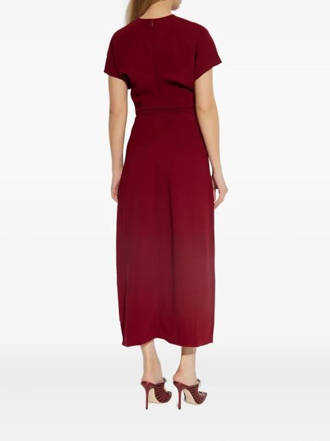 ANINE BING Zadig V-neck midi dress - Red