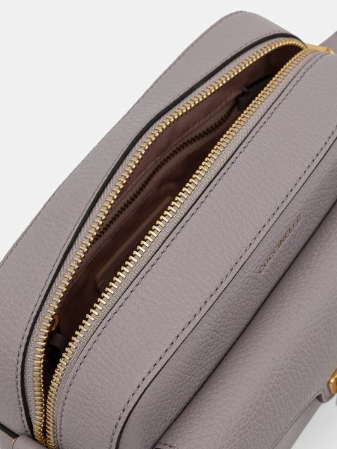 Coccinelle torebka skórzana kolor szary E1 MF6 15 02 01