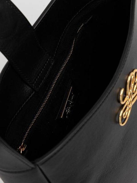 Luisa Spagnoli torebka skórzana kolor czarny 542724